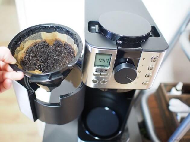 muji　無印　無印良品　豆から挽けるコーヒーメーカー　全自動コーヒーメーカー　ステンレス　ブラック　シンプル　ガイアの夜明け